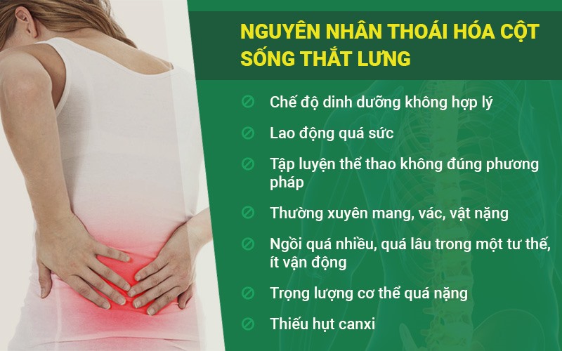 Thoái hóa cột sống thắt lưng