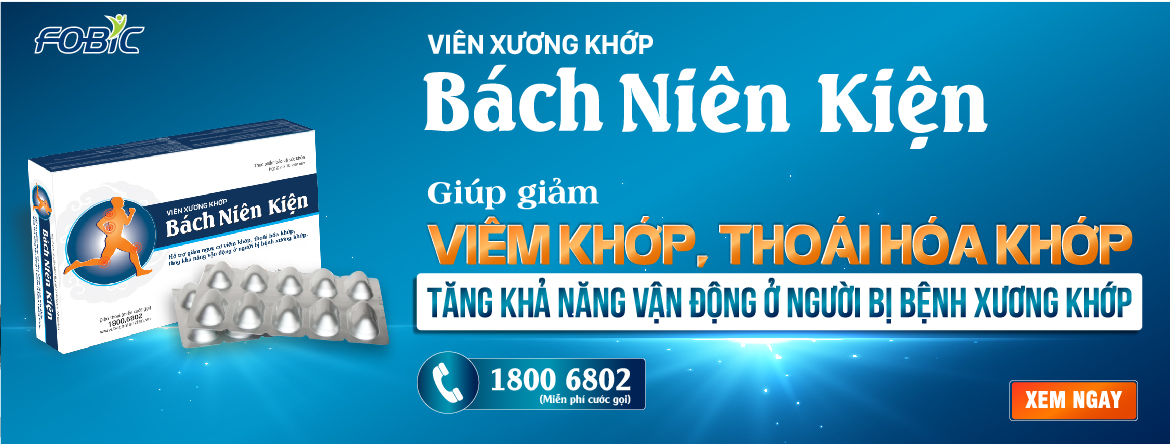 Banner PC slide 1- viên xương khớp Bách Niên Kiện